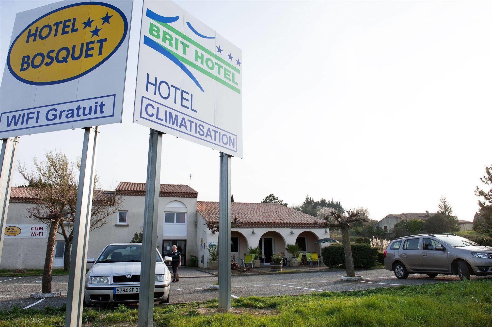 Brit Hotel Bosquet Carcassonne Cite Exterior photo